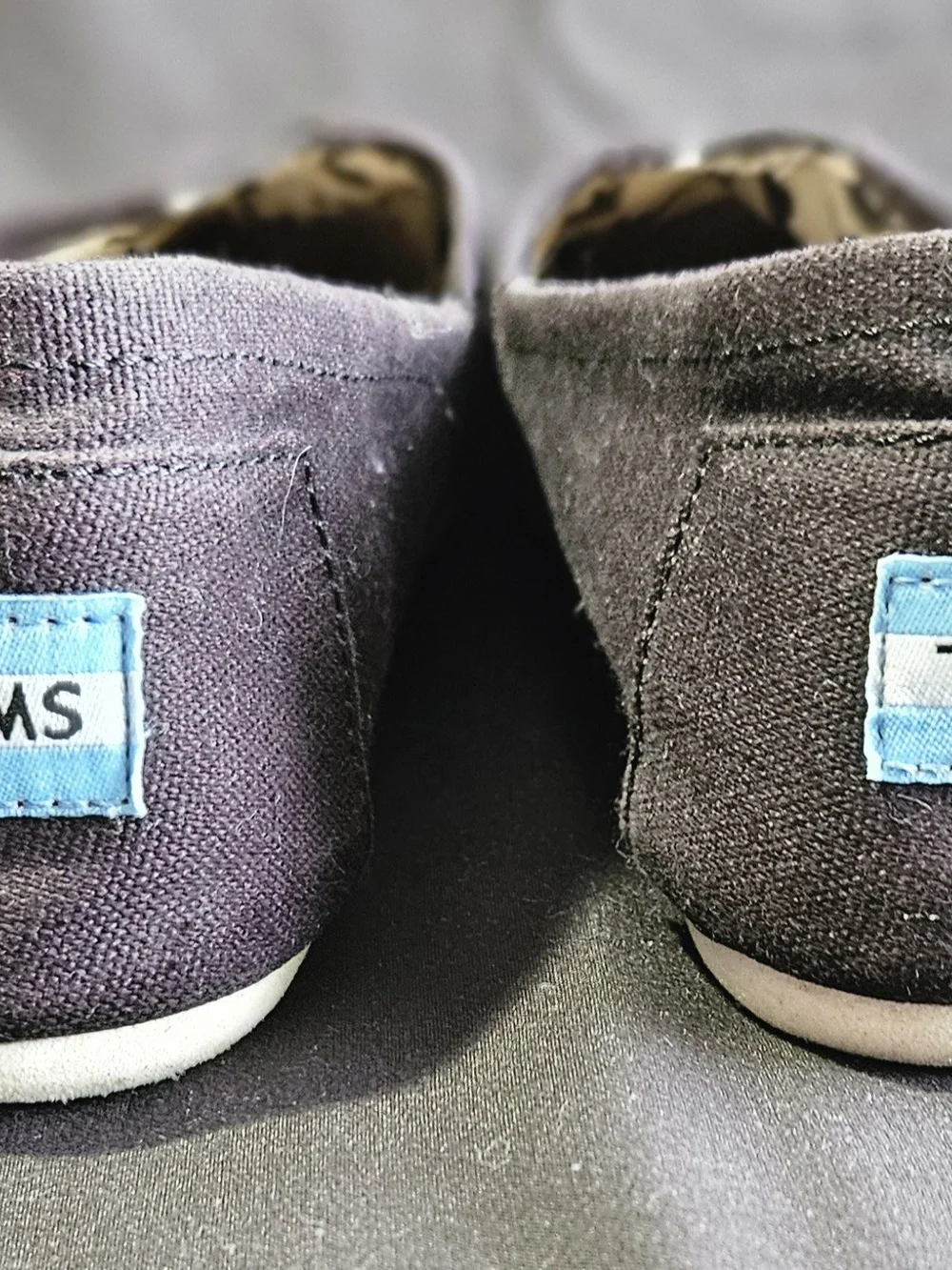 TOMS Woman's Canvas Slip-On Shoes - Black